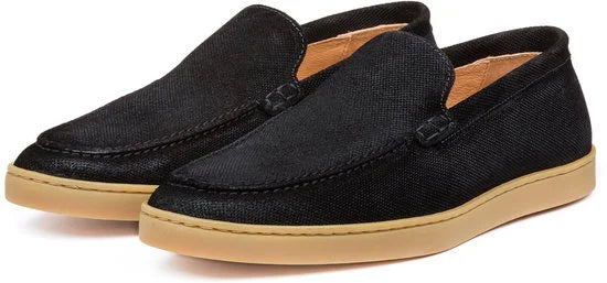 VANLIER Zand Beige Suède Lugano Loafer Heren 45