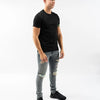 Dsquared2 Tape Logo T-Shirt Heren Zwart/Groen - Maat: XXL