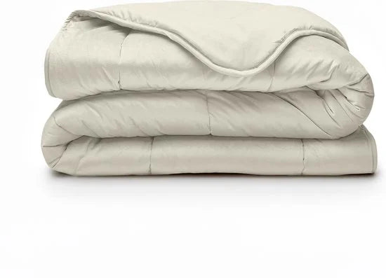 Sleeptime 2 in 1 Velvet Dekbed zonder Overtrek Dekbed - 140 x 200 - Creme