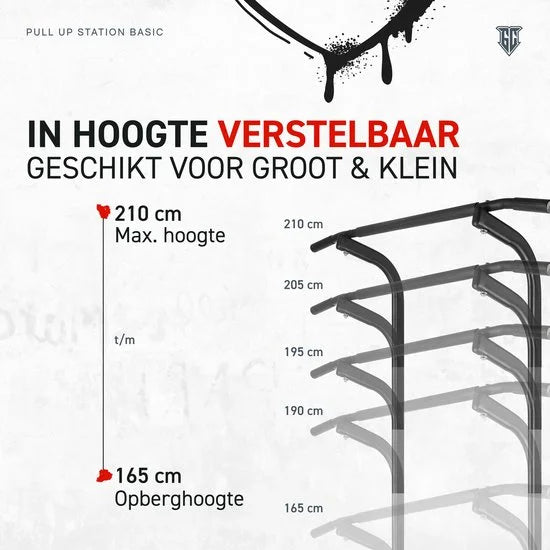 BackCrusher - Pull Up Station - Krachtstation - Dip Station - Pull Up Bar - Home Gym - Fitness