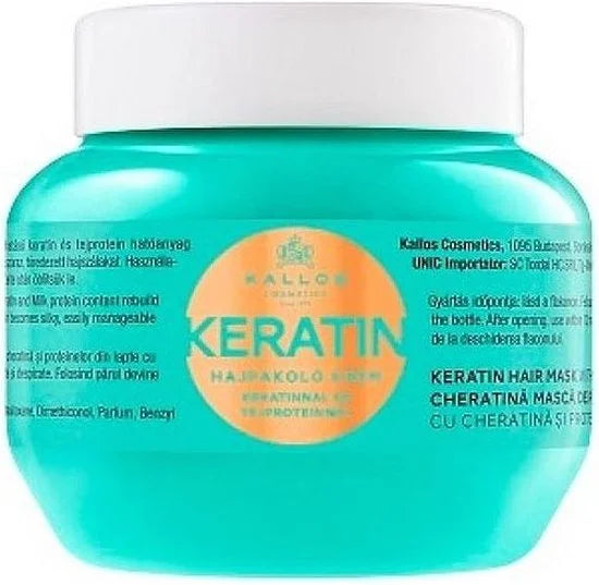 Herstellend Haar Masker Kallos Cosmetics Keratin (275 ml)