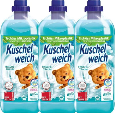 Kuschelweich - Wasverzachter - Frisse Droom - 3 Liter - Voordeelverpakking - 3 Flessen