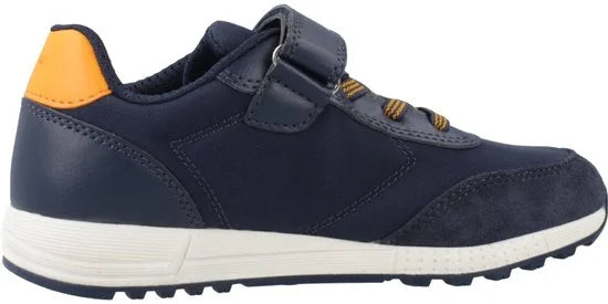 GEOX ALBEN JONGENS Sneakers - MARINEBLAUW/LIME - Maat 34