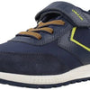 GEOX ALBEN JONGENS Sneakers - MARINEBLAUW/LIME - Maat 34