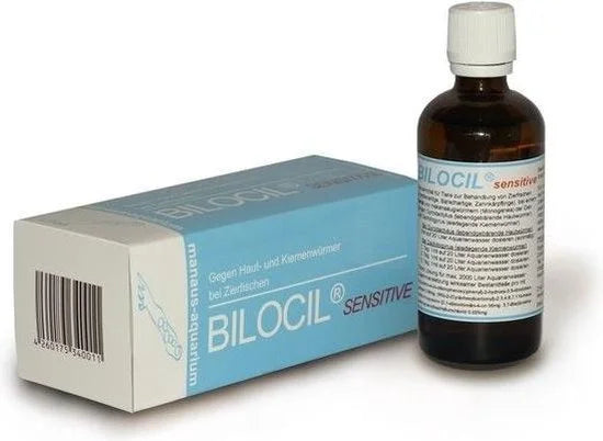 Manaus Bilocil sensitive - tegen wormen bij gevoelige vissen (100ml)