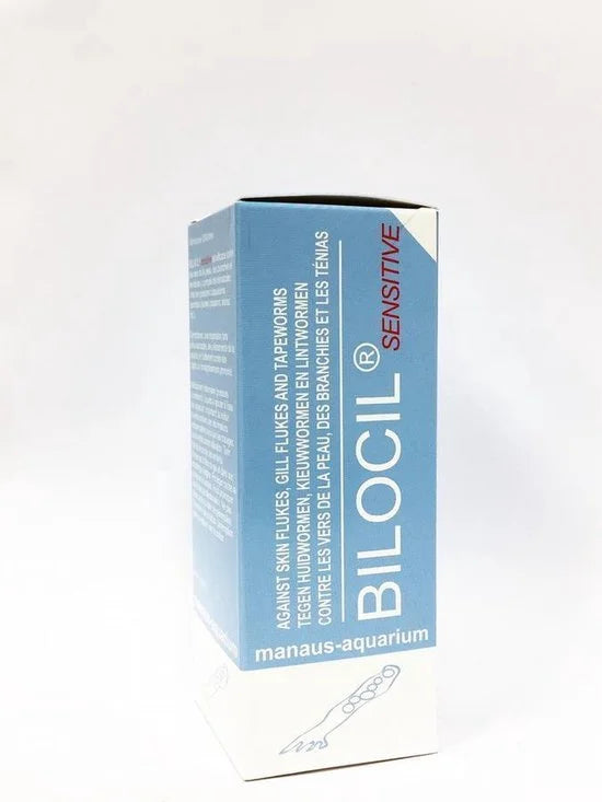 Manaus Bilocil sensitive - tegen wormen bij gevoelige vissen (100ml)