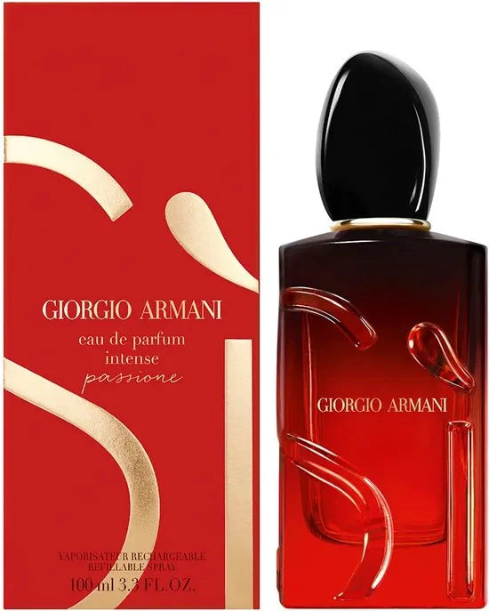 Armani Sì Passione 100 ml Eau de Parfum Intense Spray Navulbaar