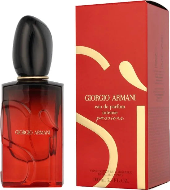Armani Sì Passione 100 ml Eau de Parfum Intense Spray Navulbaar
