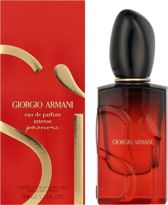 Armani Sì Passione 100 ml Eau de Parfum Intense Spray Navulbaar