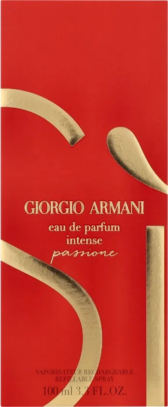 Armani Sì Passione 100 ml Eau de Parfum Intense Spray Navulbaar