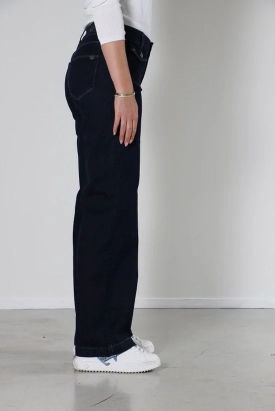 New Star broek Neva - wijd model - dark used - maat 34/32