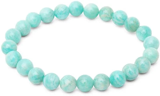 Zentana - Premium Pure - Amazoniet Balans Armband - Armbandjes voor Dames & Heren