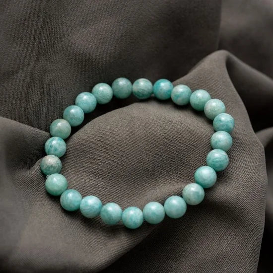 Zentana - Premium Pure - Amazoniet Balans Armband - Armbandjes voor Dames & Heren