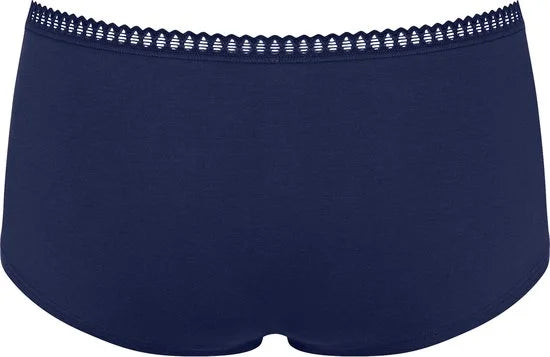 sloggi GO Crush Short 3 pak Dames Onderbroek - Blauw - DonkerCombinatie - Maat XL