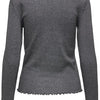 Only T-shirt Onlemma Life Ls Glitter Top Jrs Noo 15331094 Black/ Silver Gli Dames Maat - S