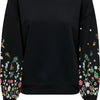 Only Brooke Round Neck Flower Sweater Dames - Maat S