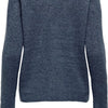 Only Camilla V-hals Trui - Dames Sweater - Vintage Indigo Melange