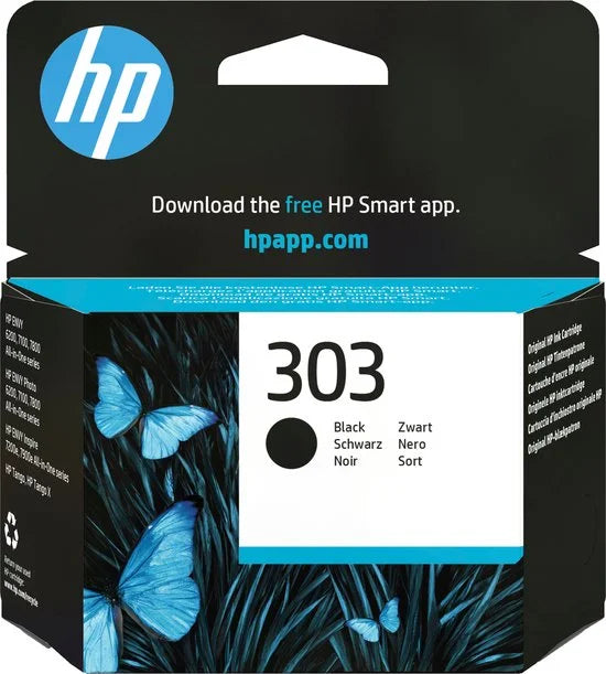 HP 303 - Inktcartridge - Origineel - Zwart