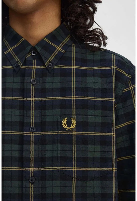 Fredperry Fp Oxford Tartan Shirt - Fashion Wear - Volwassen