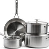 KitchenAid Multi-Ply kookpannen set - 4-delig - RVS - inductie - PFAS-vrij