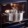 KitchenAid Multi-Ply kookpannen set - 4-delig - RVS - inductie - PFAS-vrij