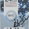 Kerstverlichting op batterijen - 8 functies - 24 LED's - 1.8 meter - Wit Licht