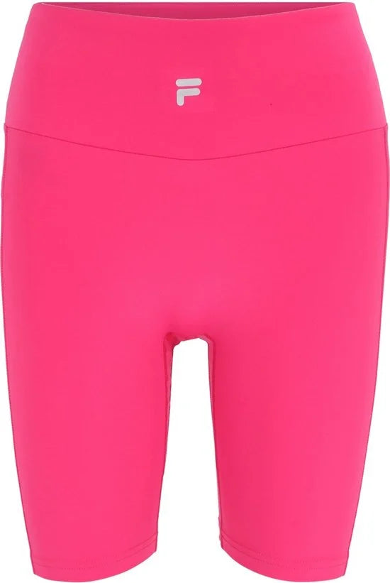 Fila Damen Kurze Hose Rakanda High Waist Bike Tights Pink Yarrow-XS
