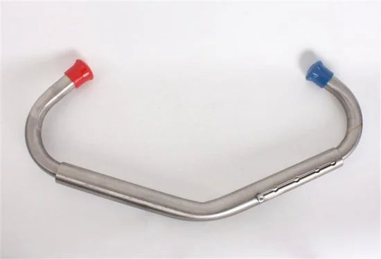 Excellent Spanbeugel Compleet Rood/Blauw dop - 2.8 mm dik - Verstelbaar van 54 tot 75 cm - Drukveerknoppen - Magnetisch - Verzinkt staal