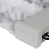 Arisol Chenille Gordijn 56x200 Grijs/Wit