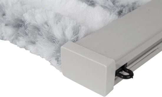 Arisol Chenille Gordijn 56x200 Grijs/Wit