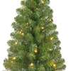 Black Box Trees Norton Kunstkerstboom in Pot met LED Verlichting - H90 x Ø50 cm - Groen