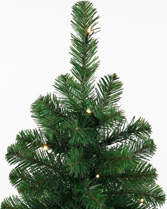 Black Box Trees Norton Kunstkerstboom in Pot met LED Verlichting - H90 x Ø50 cm - Groen