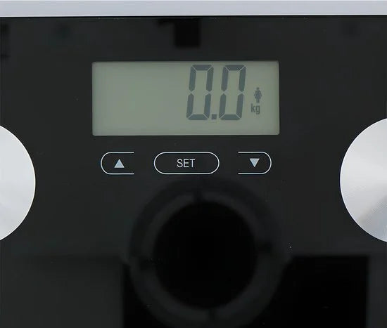Grundig Weegschaal - met Lichaamsanalyse - Geheugen voor 12 Personen - Max 180 Kg - Glas - Zwart