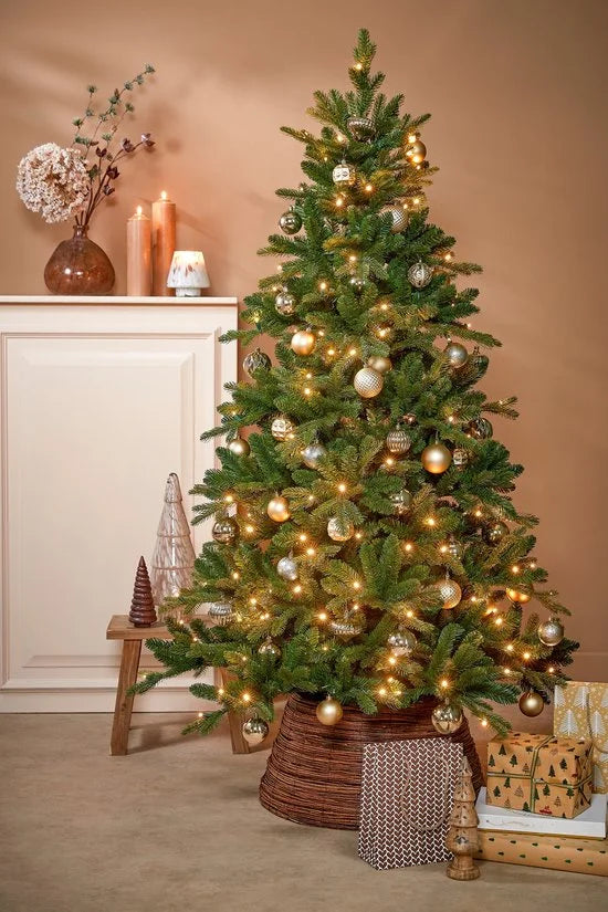 Christmas Baubles Set - 60 Pieces - Ø7 cm - Unbreakable - Champagne