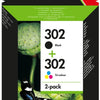 HP 302 - Inktcartridge - Origineel - Standaard capaciteit - Kleur en Zwart