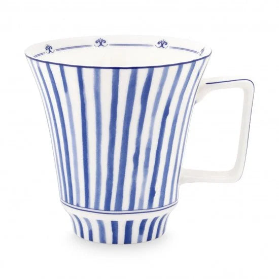 Theemok Tulp - Strepen - Porselein - 350 ml