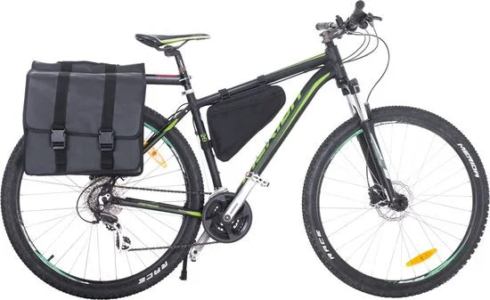 Dubbele Fietstassen Waterdicht – Fietstas 35 Liter – Zwart - Met Reflectoren - Elektrische Fiets