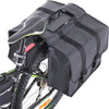 Dubbele Fietstassen Waterdicht – Fietstas 35 Liter – Zwart - Met Reflectoren - Elektrische Fiets