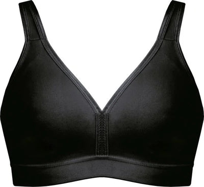 Naturana - Katoenen soft bh - 86021 - Zwart - 85D