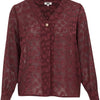 WE Fashion Dames blouse met structuur - Curve