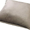 Dutch Decor FINN - Kussenhoes 60x60 cm - velvet - effen kleur - taupe - met rits - zonder binnenkussen