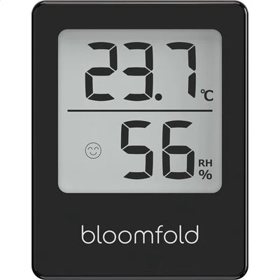 Bloomfold Hygrometer - Luchtvochtigheidsmeter - Digitaal Weerstation - Vochtigheidsmeter - Thermometer voor Binnen - Inclusief batterij