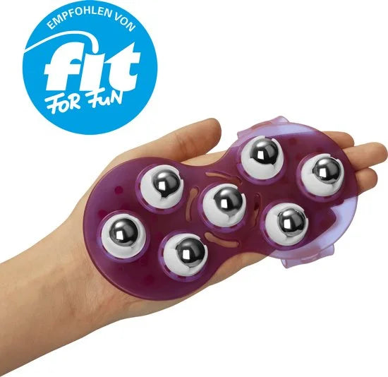 Massage Handschoen EIS | Massage Accessoires voor Paren | Erotische Ontspanning en Erotisch Wellness met Roestvrij Stalen Ballen | Spierontspanning v