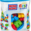 Mega Bloks Grote bouwtas - 60 blokken - Classic bouwstenen voor 1+ jaar