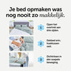 Cloudpillo Beddengoed (incl. 2 kussenslopen 55x75) - Extra zacht, Ademend en Antibacterieel - Vochtbestendig met verborgen rits - Sage Green - 200x22