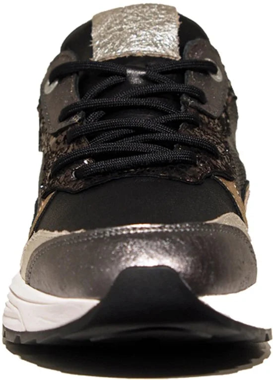 Xsensible Rainbow Sneakers - Textiel - Dames - Zwart - Maat 40