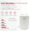 Vulpes Goods® BabyCare - Flessenwarmer Pro - Draagbare Baby Flessenwarmer voor Onderweg - Intelligente Flesverwarmer - 4 Temperatuurniveaus - Draadlo