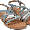 Lazamani - Zuri Dames Sandalen Denim - Maat 39