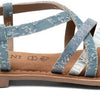 Lazamani - Zuri Dames Sandalen Denim - Maat 40