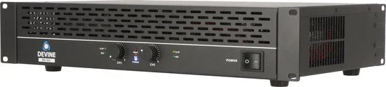 Devine MX-800 2-kanaals PA-eindversterker 2x 400W @ 8 Ohm